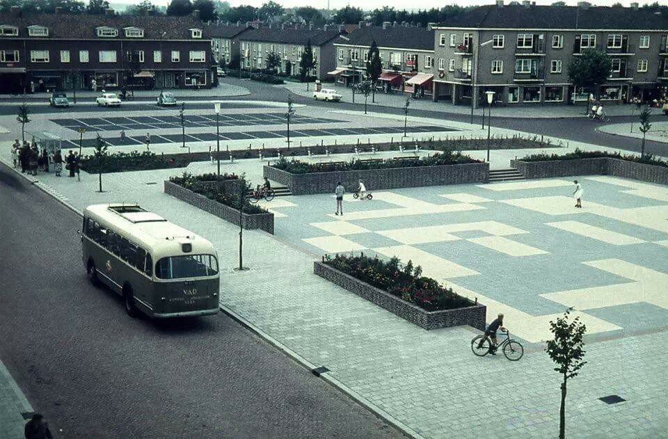 Schubertplein in de jaren zeventig